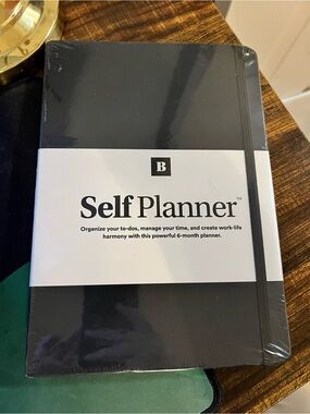 BestSelf Self Planner Hardcover Notebook - Black